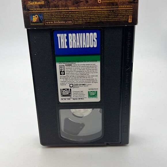 The Bravados (VHS, 1958  Color) -‎ Gregory Peck & Joan Collins - Picture 3 of 3